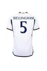 Real Madrid Jude Bellingham #5 Jalkapallovaatteet Kotipaita 2023-24 Lyhythihainen